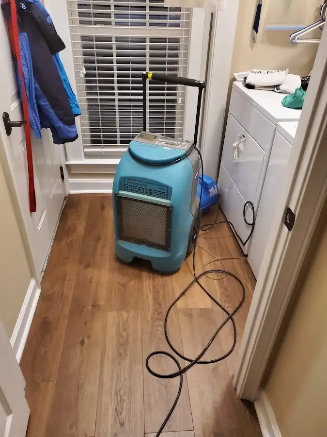 Commercial dehumidifier deployed for Flood Damage Cleanup in Sylvester